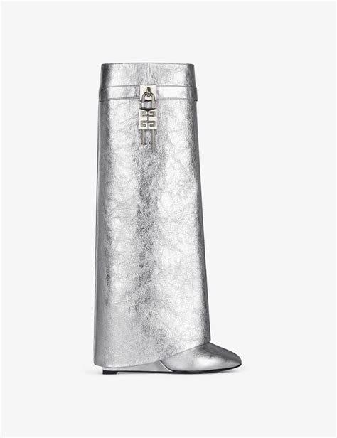 givenchy silver boots